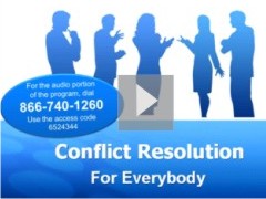 Conflict Resolution Webinar